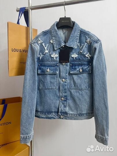 Джинсовка синяя Louis Vuitton