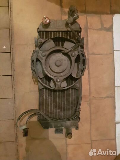 Радиатор honda shadow 750