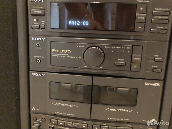 Музыкальный центр sony