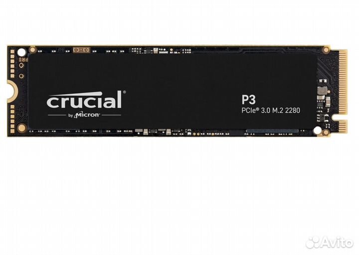 4 TB SSD накопитель Crucial P3 NVme M.2 2280