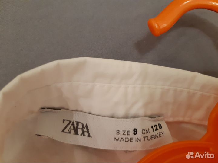 Блузка zara 128, сарафан синий вельветовый в школу