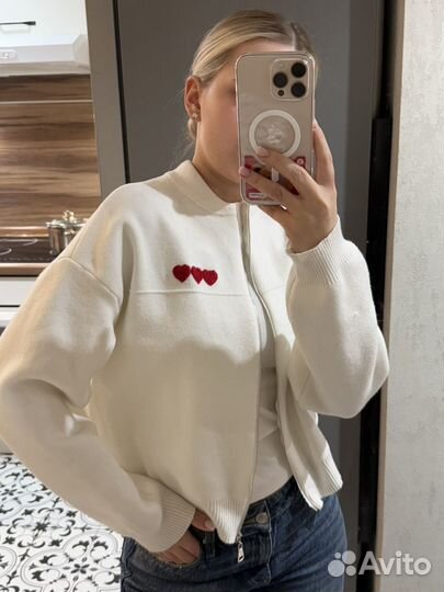 Джемпер на молнии