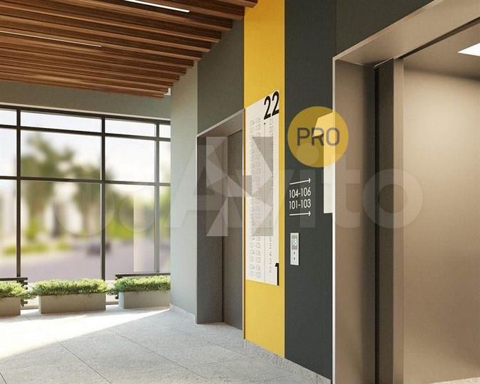 2-к. квартира, 47,7 м², 16/22 эт.