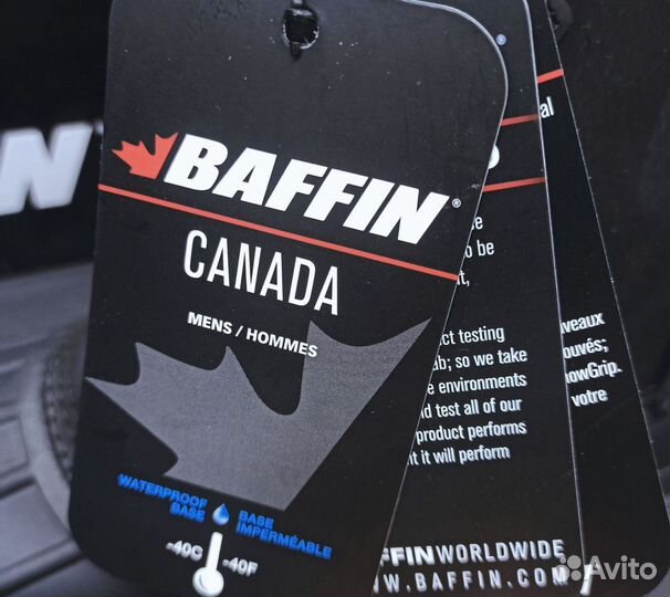 Baffin Canada Black -40C Оригинал