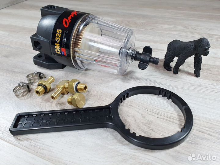 Фильтр топливный сепаратор 10 мк катер лодку UF20K