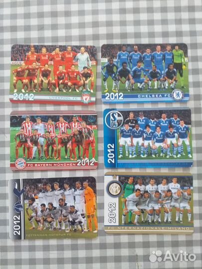 Календарики футбол