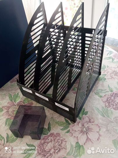 Лоток канцелярский, подставка для бумаг