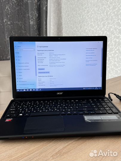 Ноутбук acer aspire E1-522