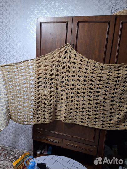 Вязанный шарф ручной работы