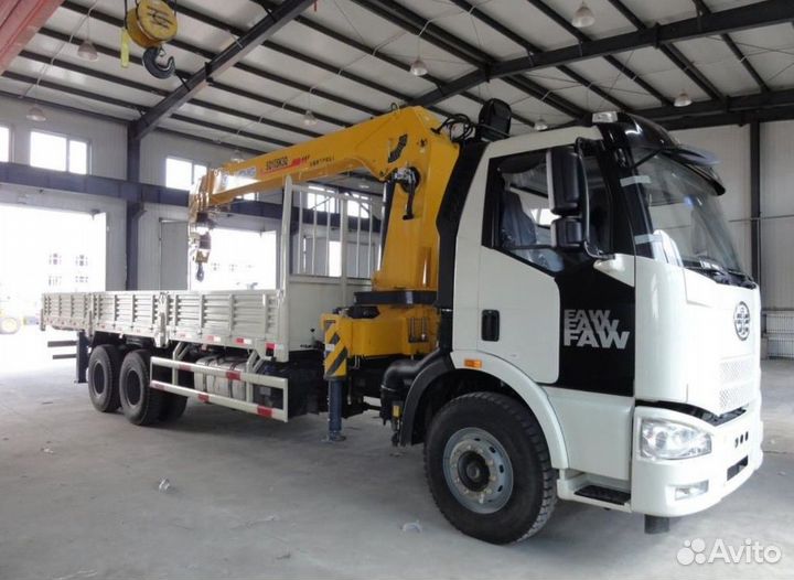 Лесовоз (сортиментовоз) FAW J6P CA3250 с КМУ XCMG, 2024