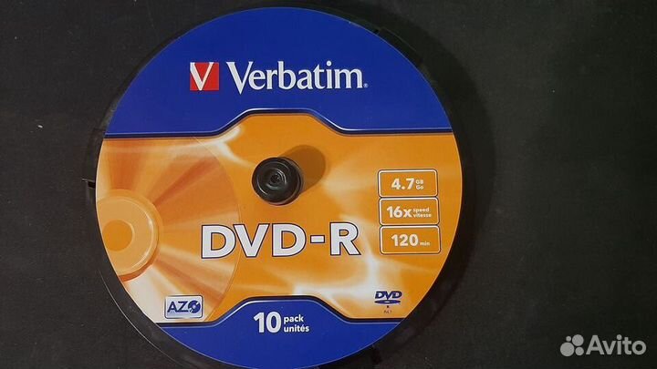 Болванки CD-диск Verbatim DVD-R