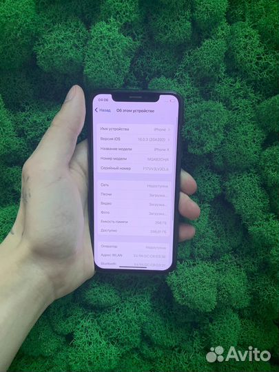 iPhone X, 256 ГБ