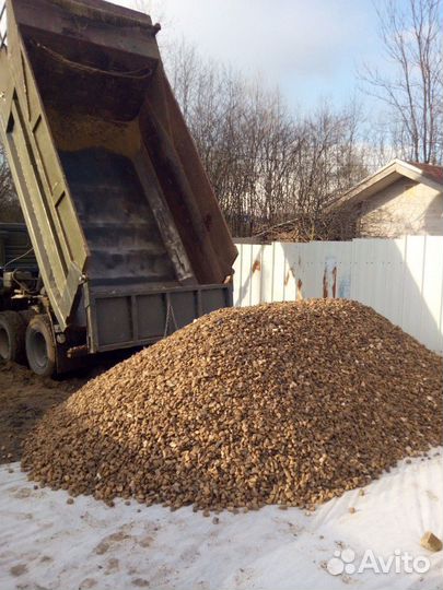 Доставка:песок,щебень,гравий,отсев,чернозём,торф