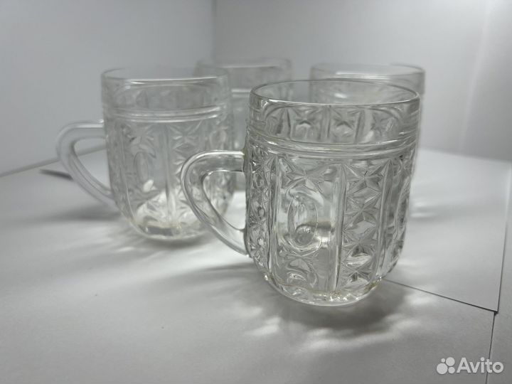 Хрустальные советские кружки под пиво