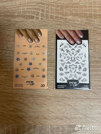 Наклейки для маникюра ногтей декор стразы