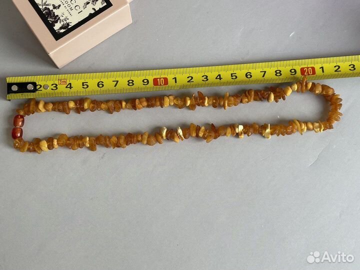Бусы янтарь колье натуральный