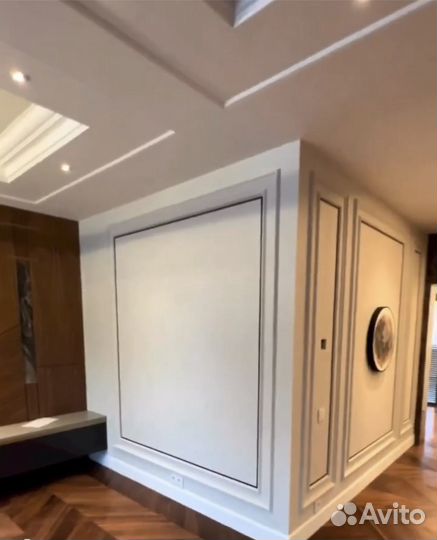 Молдинг плоский Черный матовый