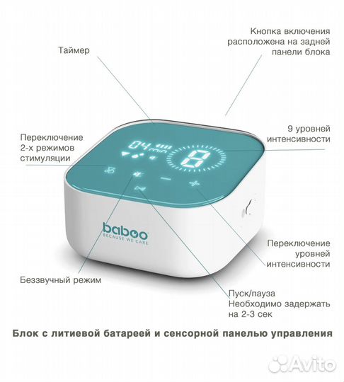 Молокоотсос электрический baboo