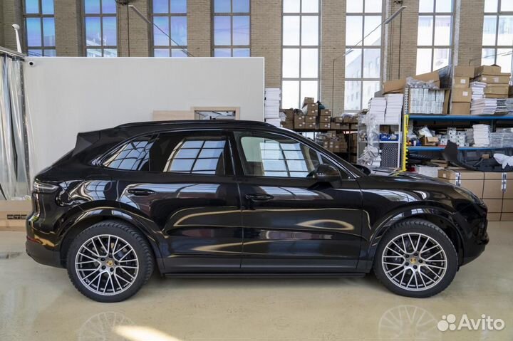 Электропороги ATS на Porsche Cayenne lll