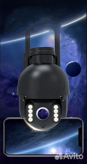 4G WiFi Камера видеонаблюдения 8мп 30 кратный зум