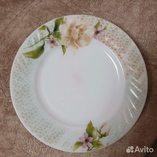 Тарелки 20 см стеклокерамика комплект 6 шт новые