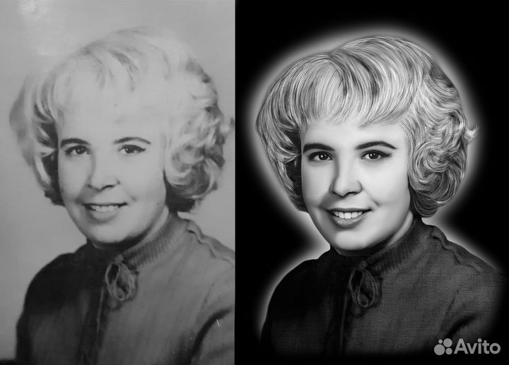 Ретушь фотографий на памятник