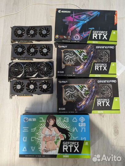 Видеокарты RTX 3070