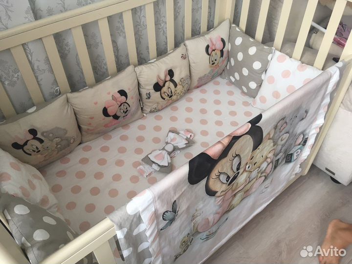 Бортики в детскую кроватку