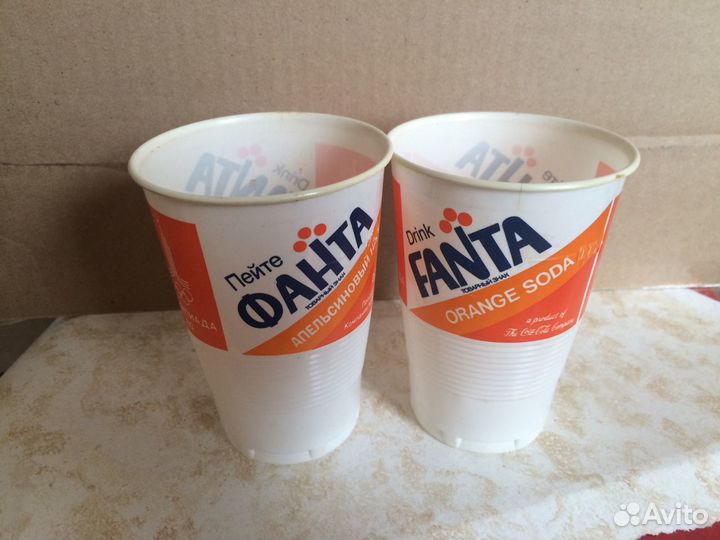 Стакан пластиковый олимпиада 80 Фанта Fanta