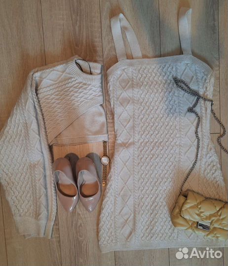 Вязанный костюм H&M