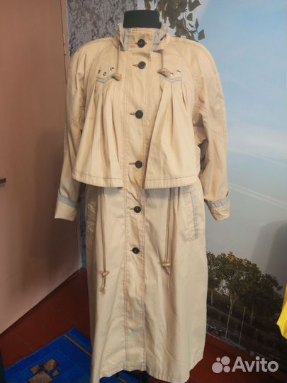 Женский винтажный плащ, р. 48-50