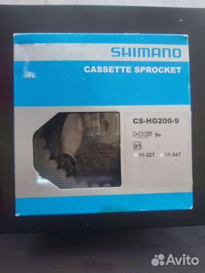 Кассета shimano новая 9 скоростей 11-32 зубьев