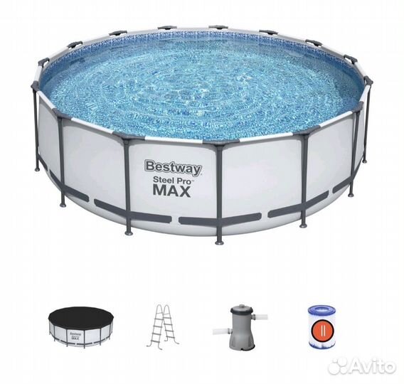 Каркасный бассейн Bestway 457/122