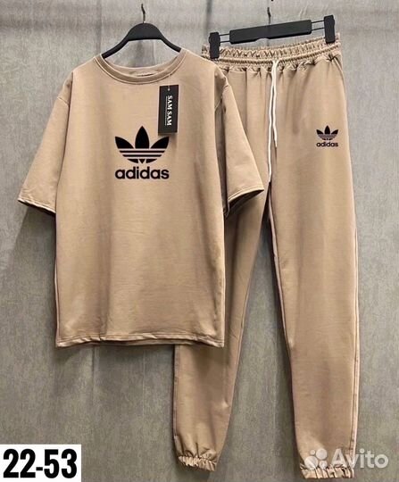 Спортивный костюм штаны и футболка adidas