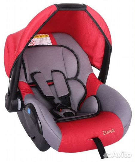 Автолюлька Zlatek Colibri Lux Red