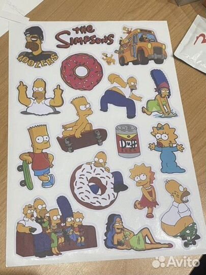 Стикерпак Симпсоны