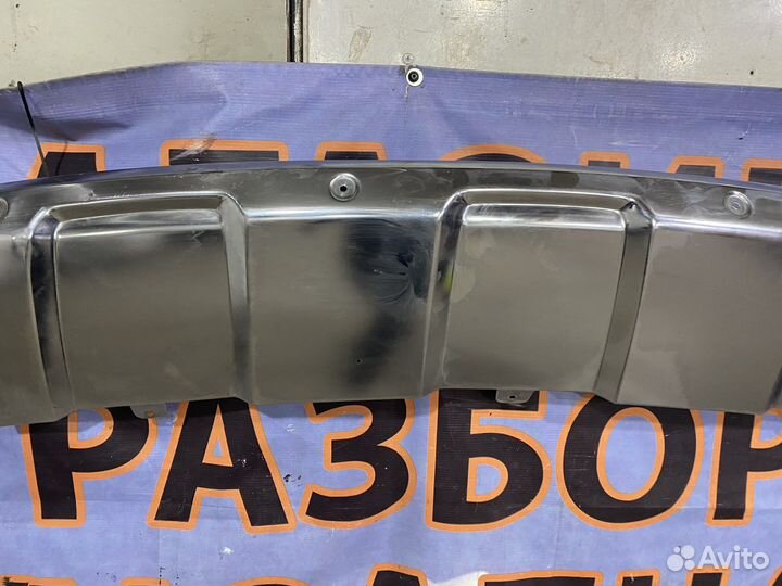 Mercedes ML164 накладка задний бампер хром