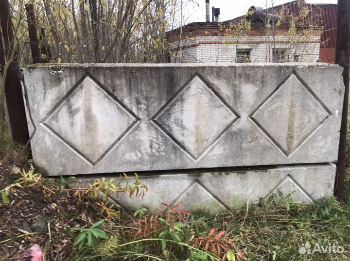 Плиты дорожные, перекрытия, заборные, кан кольца