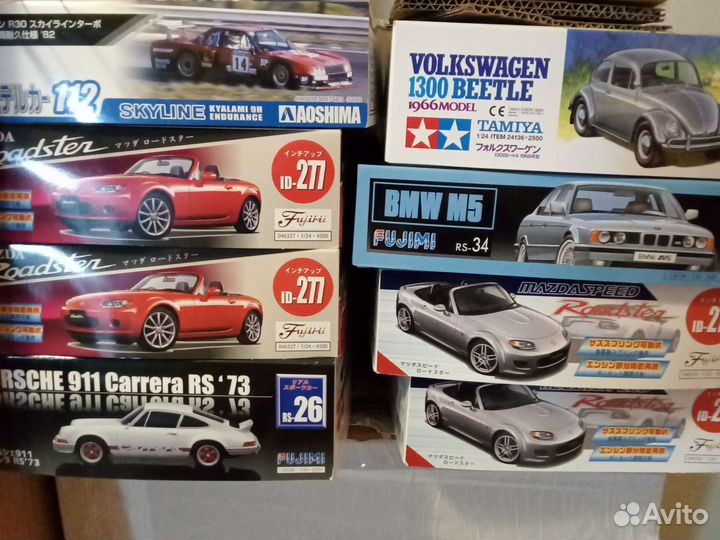 Сборная модель автомобилей из пластика