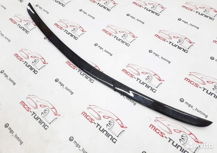 Спойлер на багажник Mercedes E-class w212 карбон