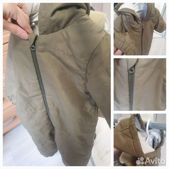 Комбинезоны,жилет,куртки на мальч/девочку 60,80-86