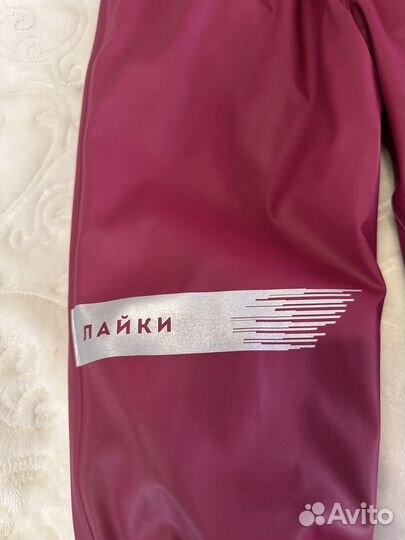 Непромокаемый полукомбинезон 98 на флисе