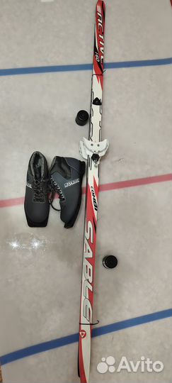 Лыжи active sable 160 + ботинки nordik 39 размер