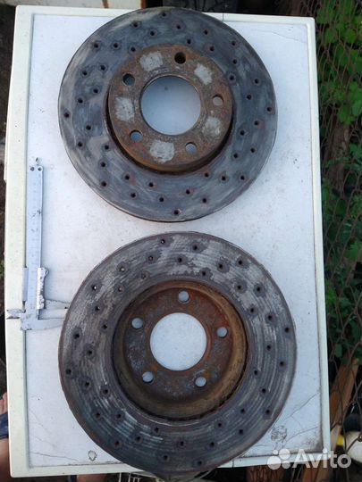 Тормозные диски перфорированные mazda 3 bk (OZ)