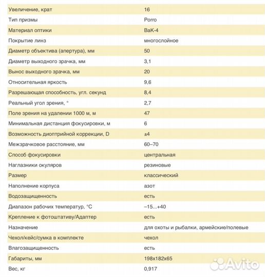 Бинокль Levenhuk Sherman 16x50