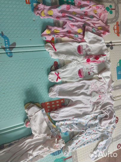 Вещи пакетом для девочки 56р