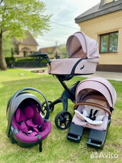 Коляска Stokke xplory v 6 цвет brushed lilac