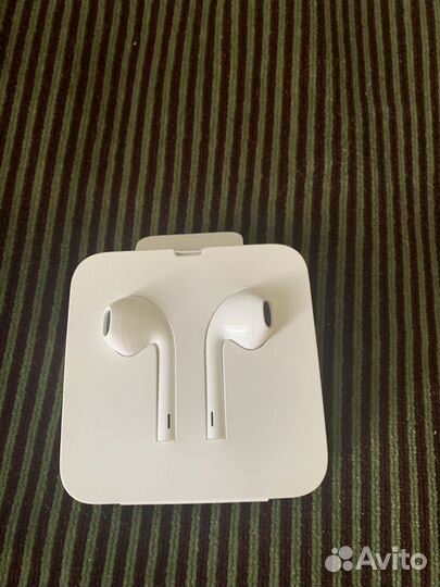 Наушники apple с переходником