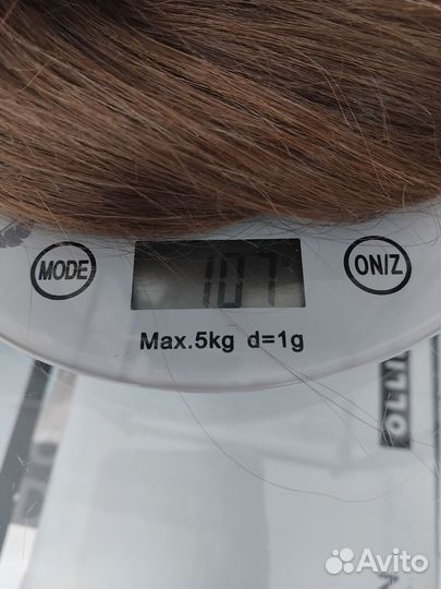 Волосы натуральные срез