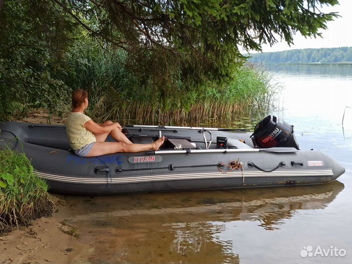 Пвх лодка Титан-480+мотор 4-х тактный Tohatsu 30